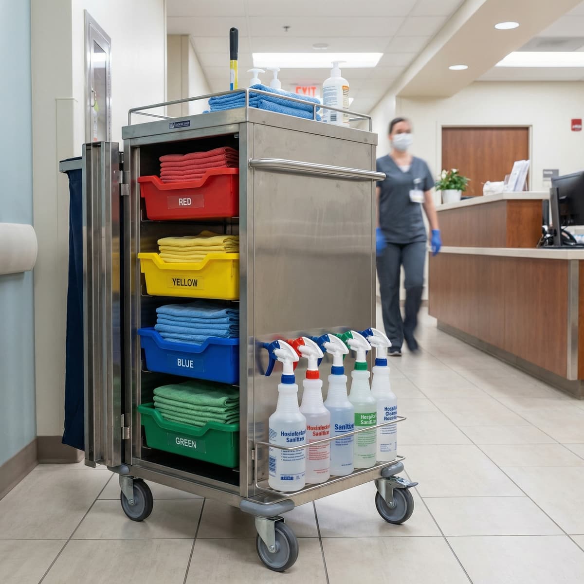 Color-Coded Cleaning System