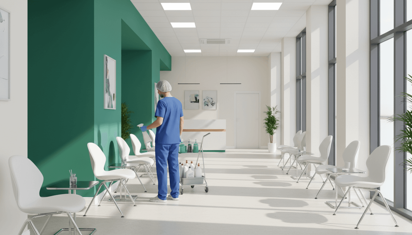 Chestermere medical facility waiting room