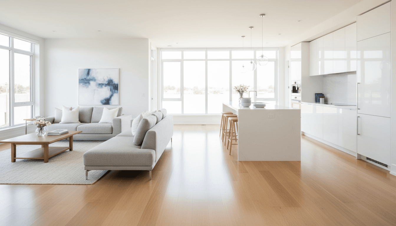 Immaculately clean modern open concept home